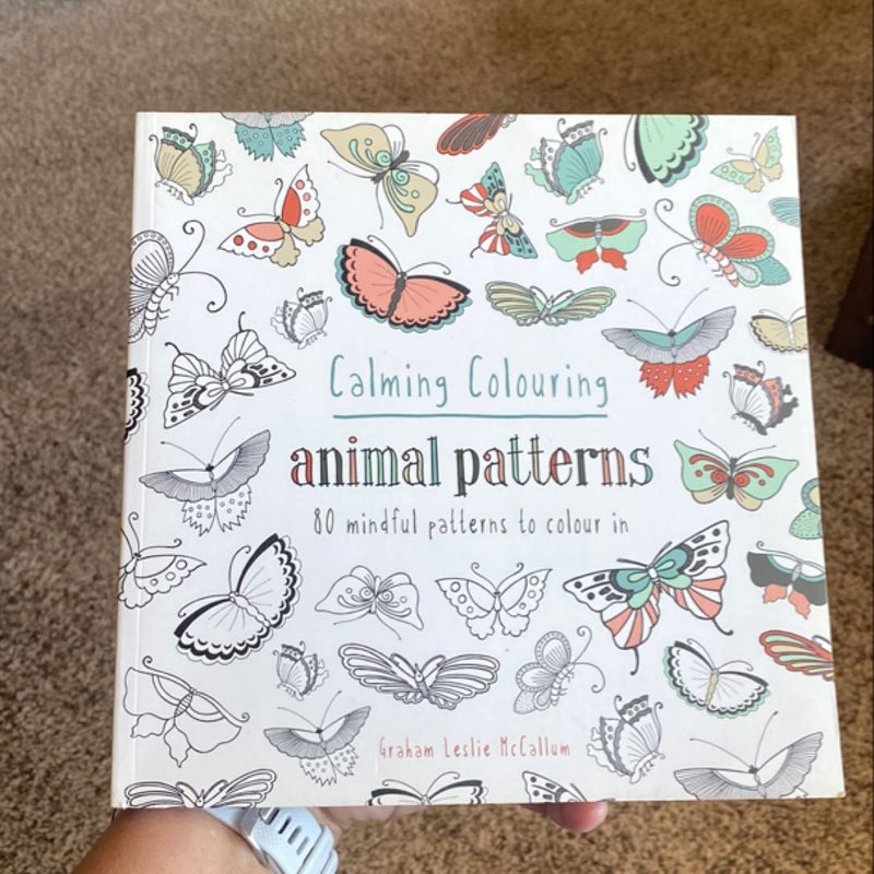 Calming Colouring Animal Patterns