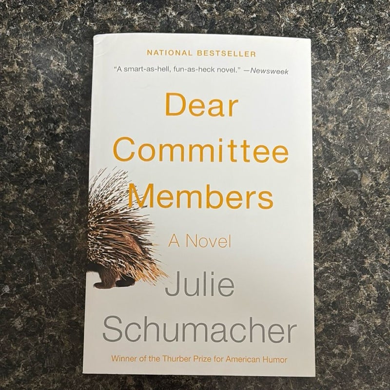 Dear Committee Members