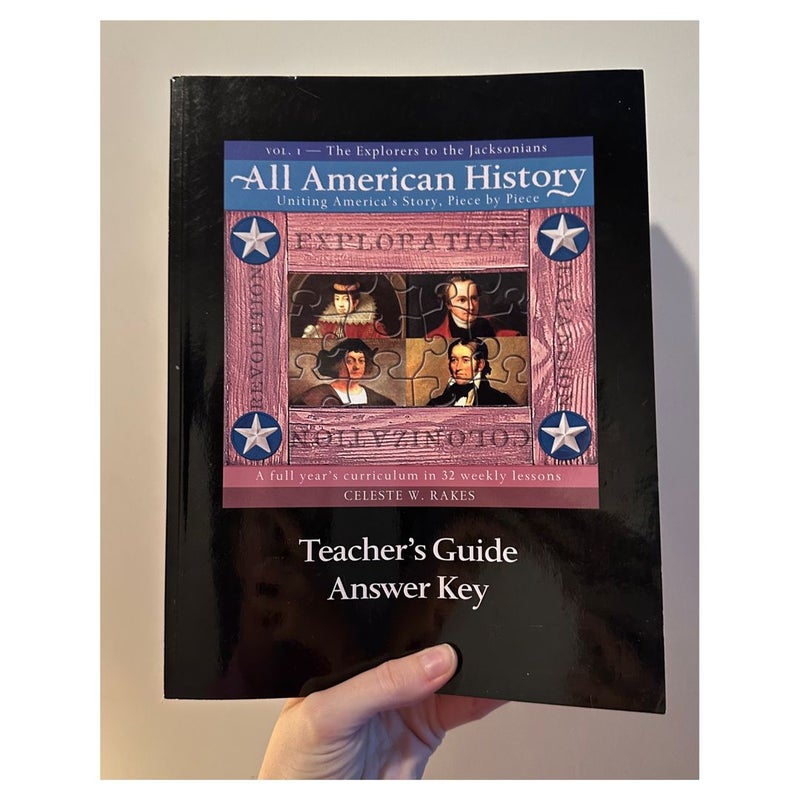 All American History Teacher’s Guide Answer Key