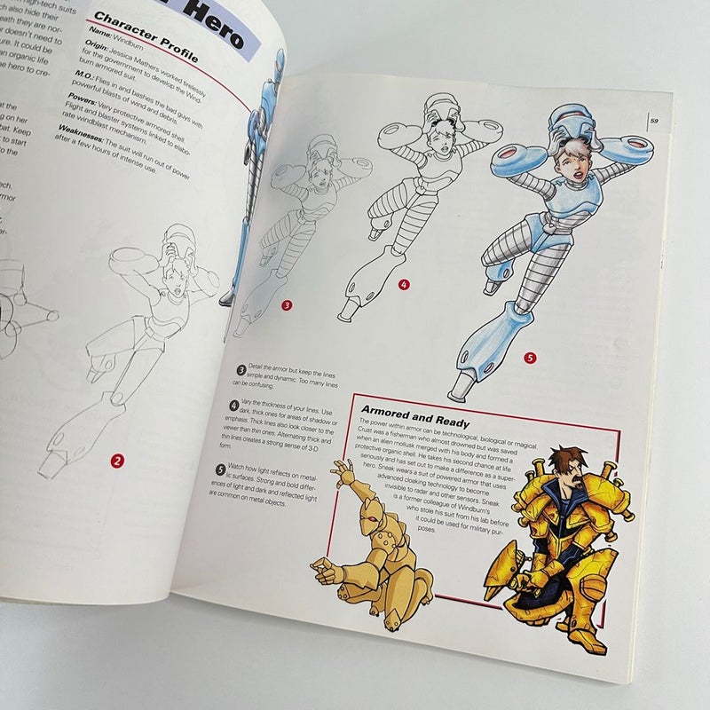 Superhero Madness Drawing-Heroes and Villains