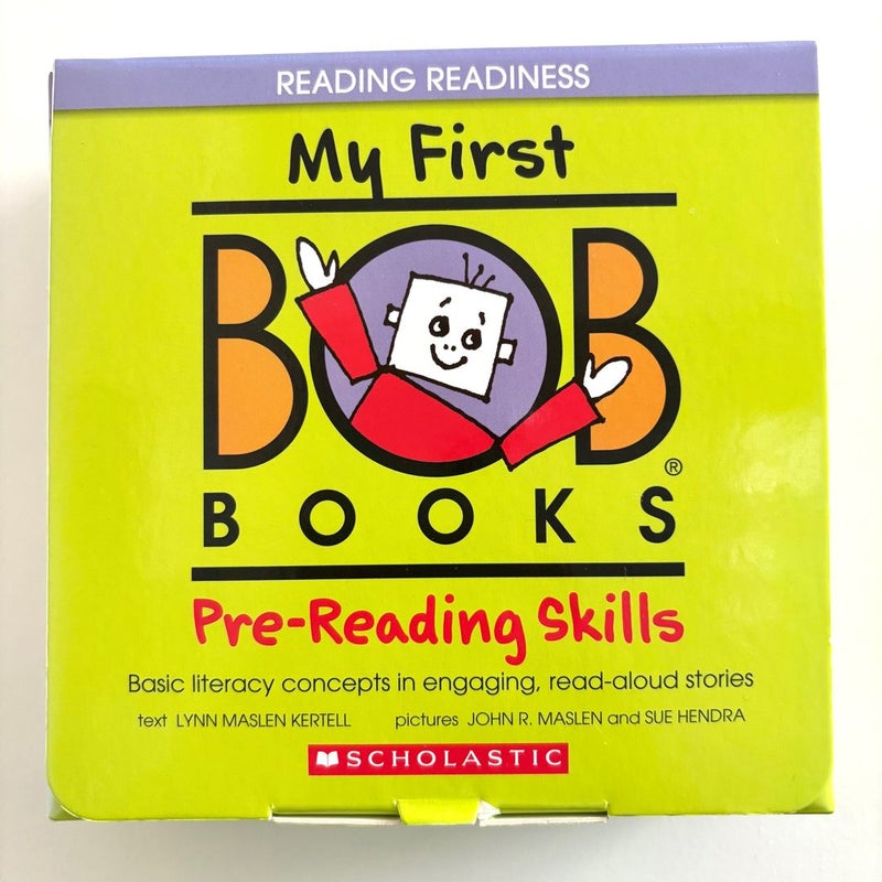 My First Bob Books - Pre-Reading Skills Box Set | Phonics, Ages 3 and up, Pre-K (Reading Readiness)