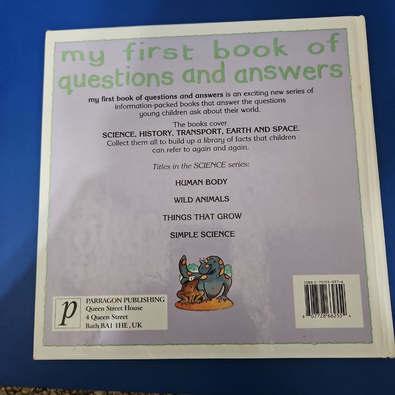 My First Book of Questions: WILD ANIMALS