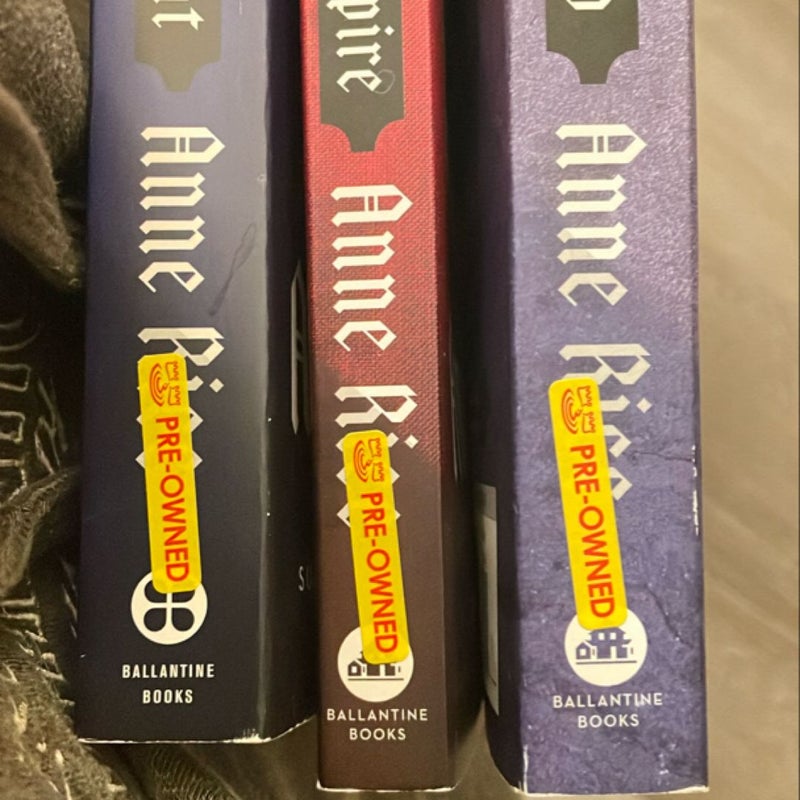 Interview with the Vampire Set of 3