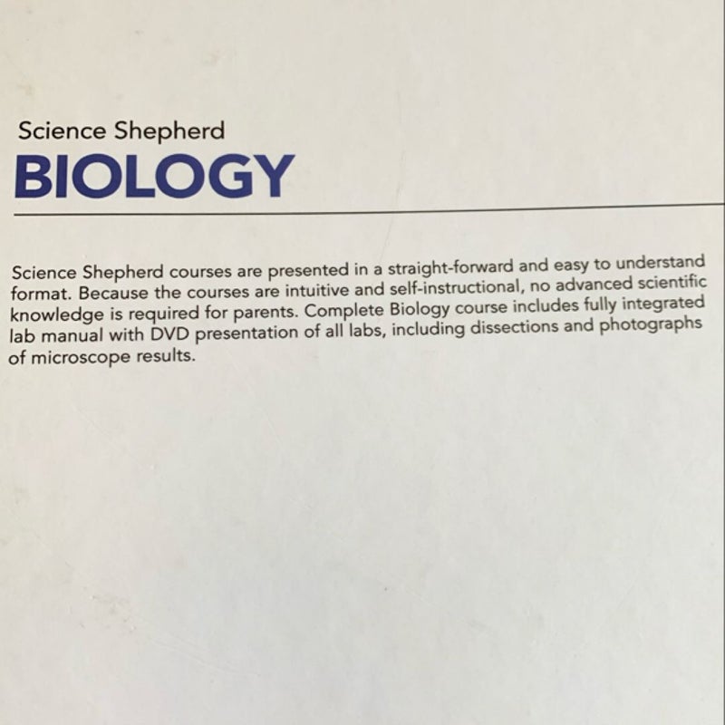 Science Shepherd Biology Textbook