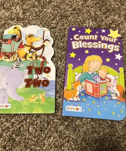 Set of 2 Christian Kids Board Books