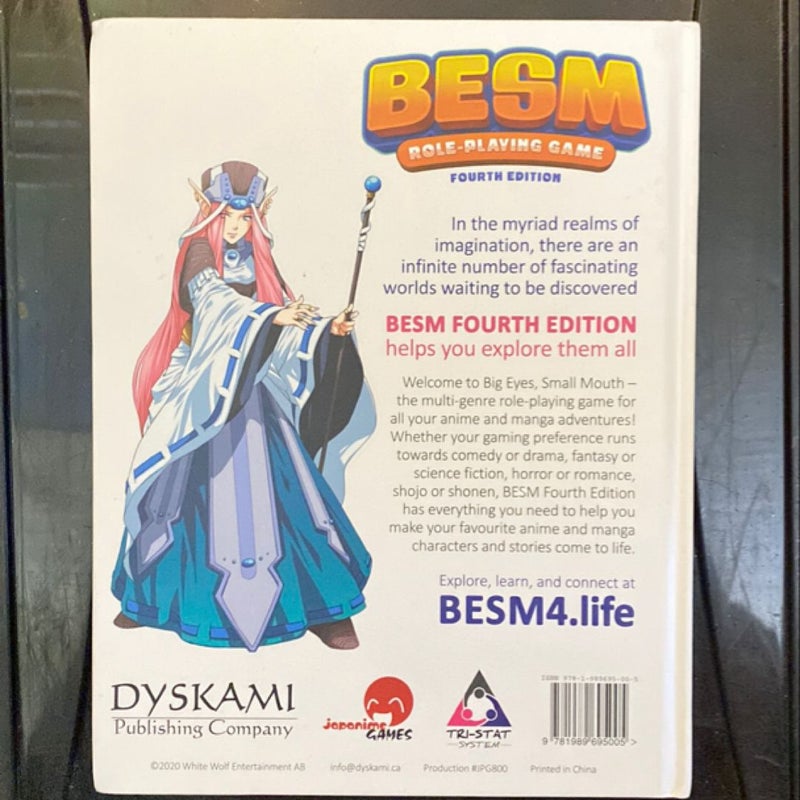 BESM Role playing game fourth edtion anime and manga adventures