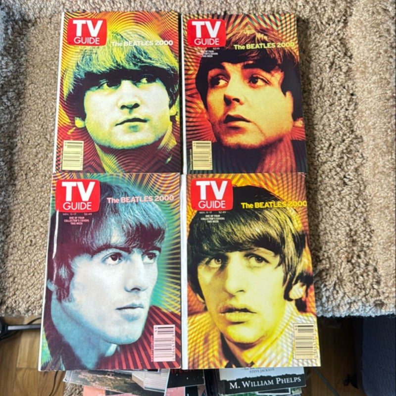 Collectors Edition Beatles TV Guides from 2000