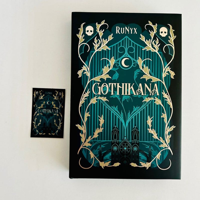 Bookish Box Darkly Gothikana RuNyx Hardcover New