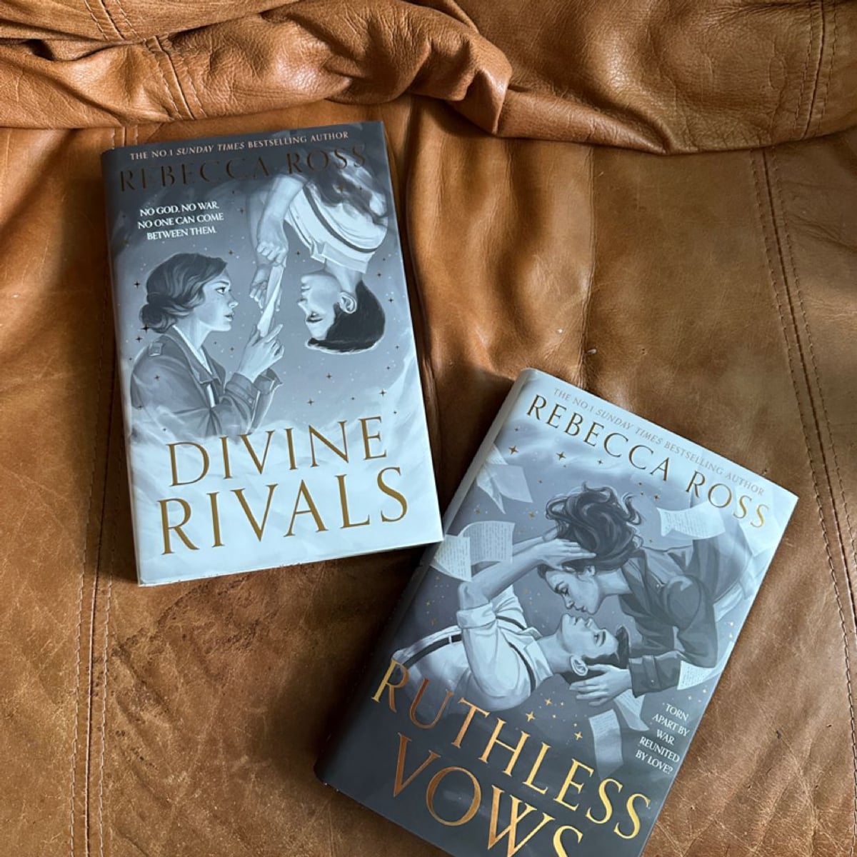 Fairyloot Divine Rivals and Ruthless Vows by Rebecca Ross, Hardcover