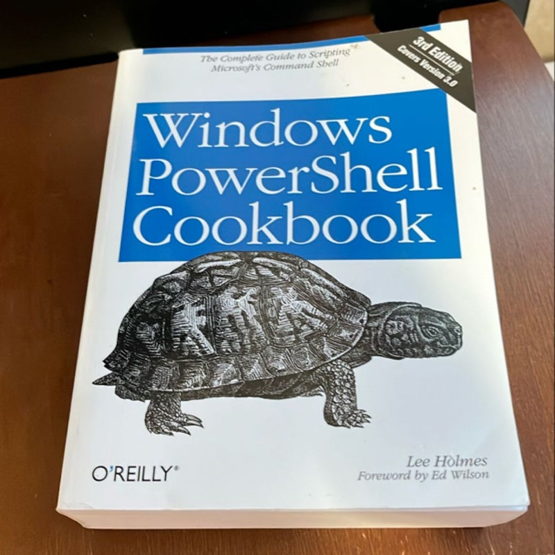 Windows PowerShell Cookbook