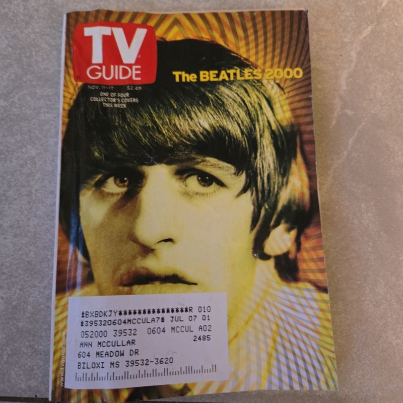 TV Guide 2000 with Ringo Star The Beatles cover