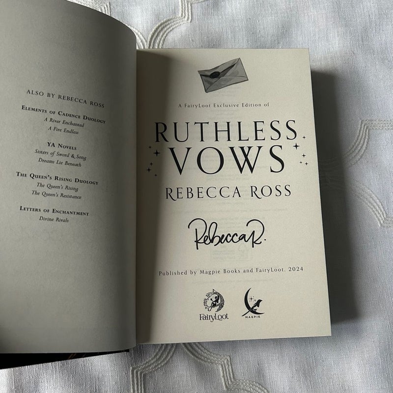 Ruthless Vows Fairyloot