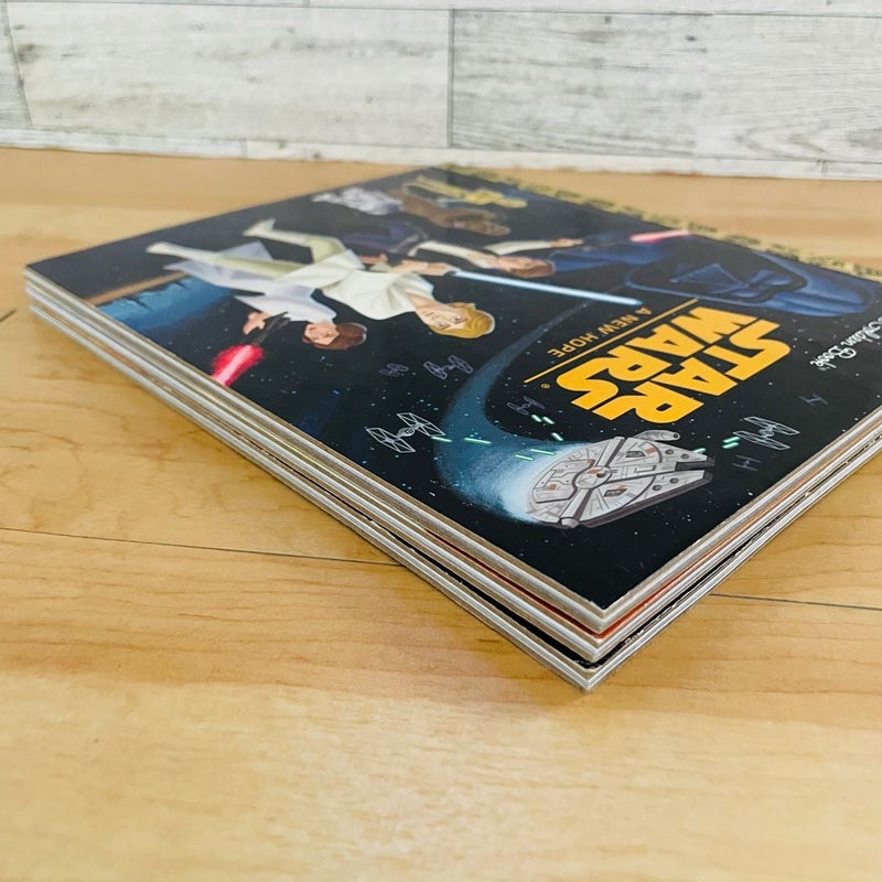 Little Golden Star Wars Bundle-Lot of 3; Revenge of the Sith, A New Hope, Empire Strikes Back 
