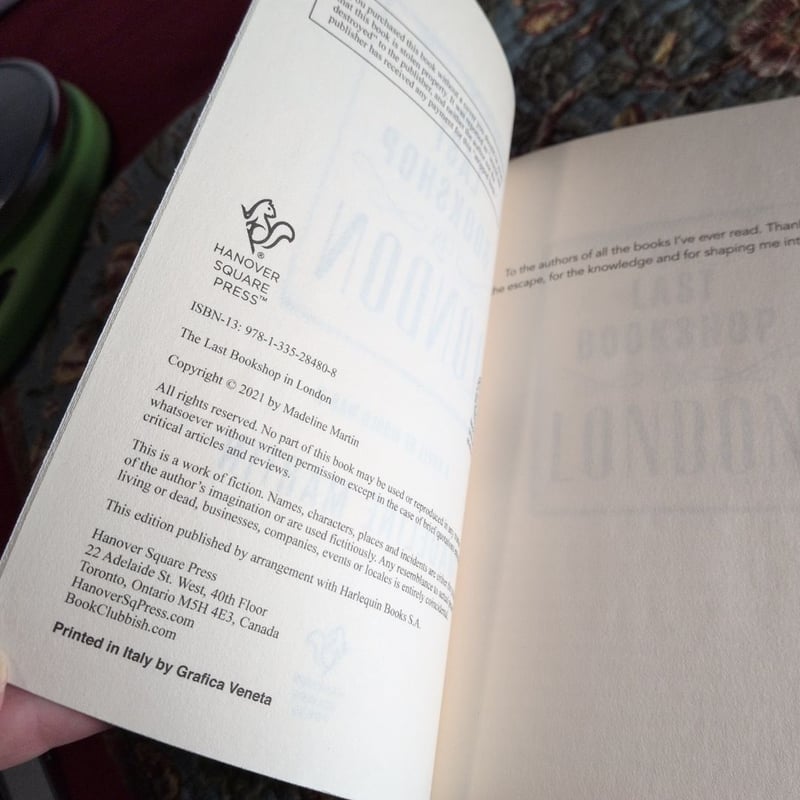 The Last Bookshop in London