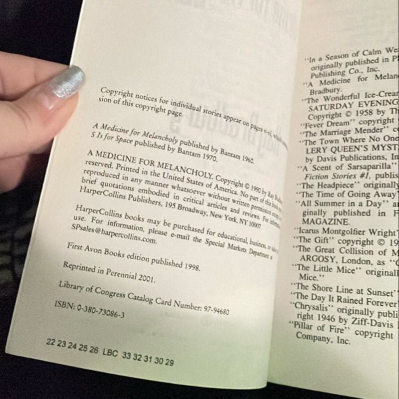 A Medicine for Melancholy and Other Stories