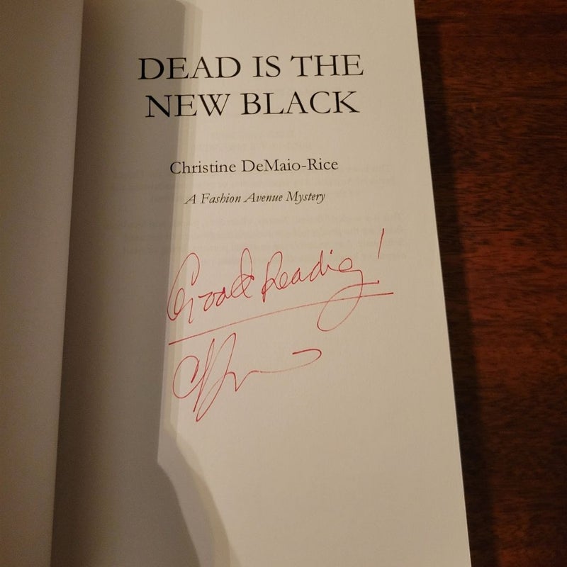 Dead Is the New Black SIGNED