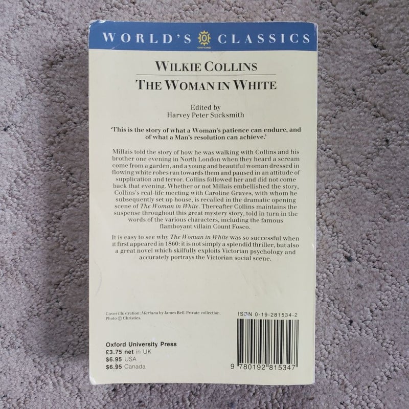 The Woman in White (Oxford World's Classics Edition, 1980)