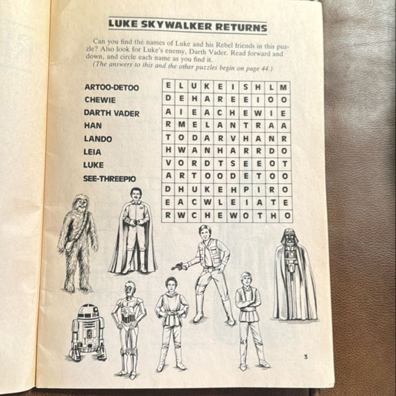 Star Wars Return of the Jedi Word Puzzle Book