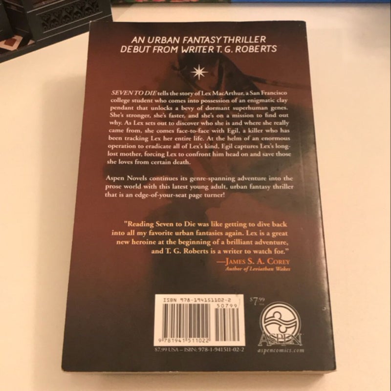 Seven to Die Prose Novel
