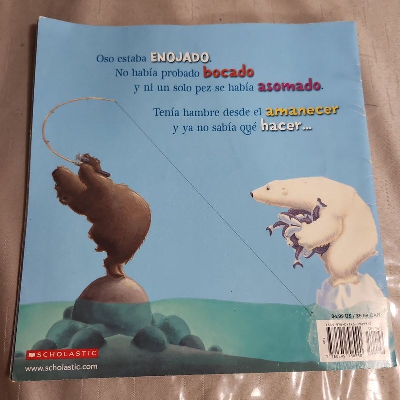 Un oso muy hambriento