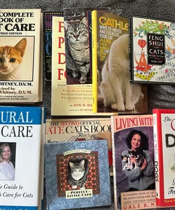 Lot: 10 books about Cats