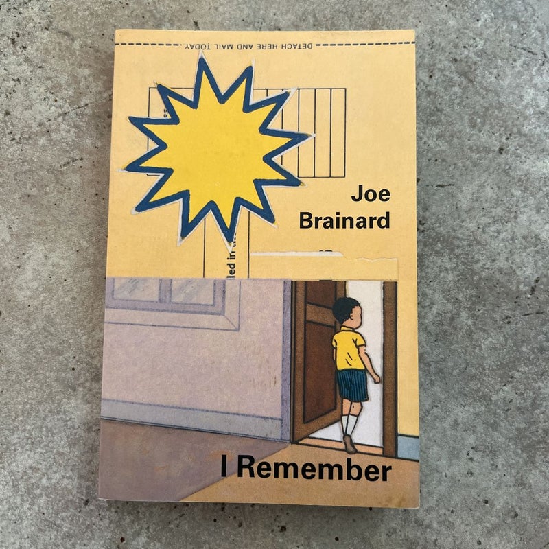 Joe Brainard: I Remember