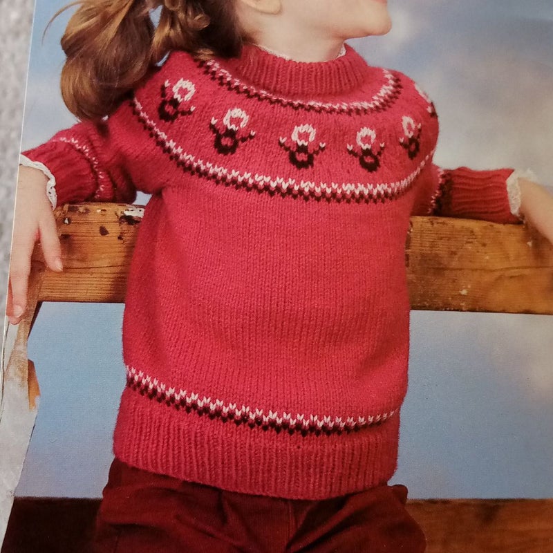Great Ideas Sweater Knitting Pattern for Children 