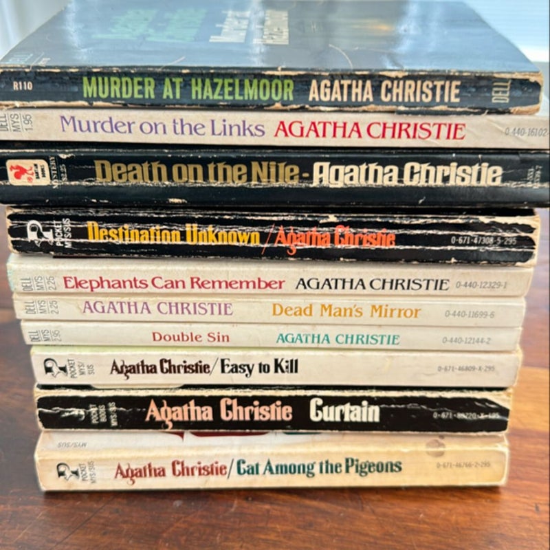 Agatha Christie Vintage Books