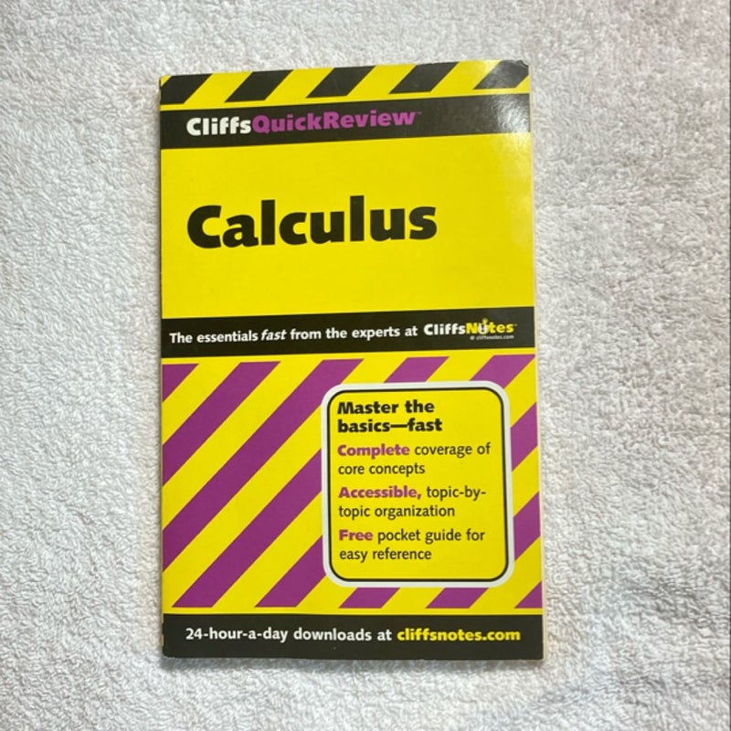 CliffsQuickReview Calculus