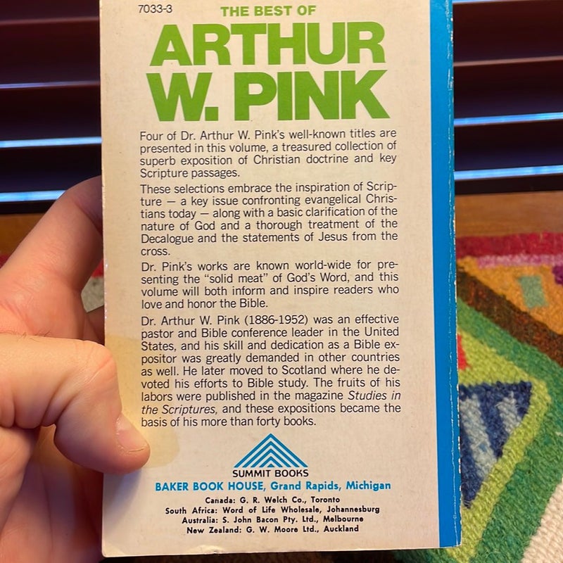 Best of Arthur W. Pink