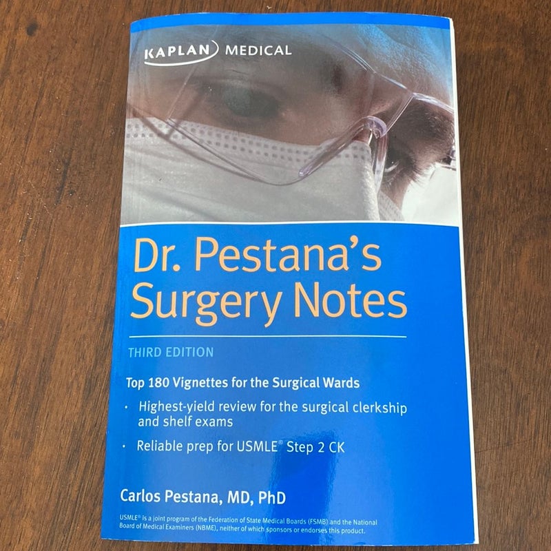 Dr. Pestana's Surgery Notes