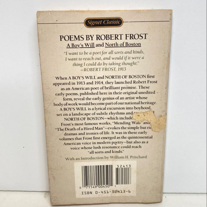 Poems by Robert Frost