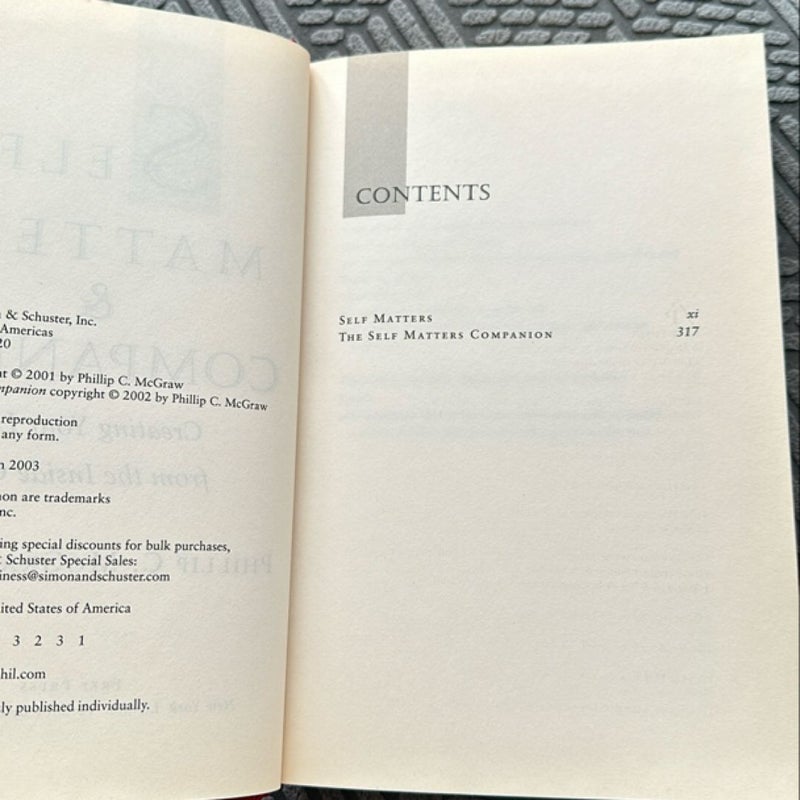The Self Matters Companion