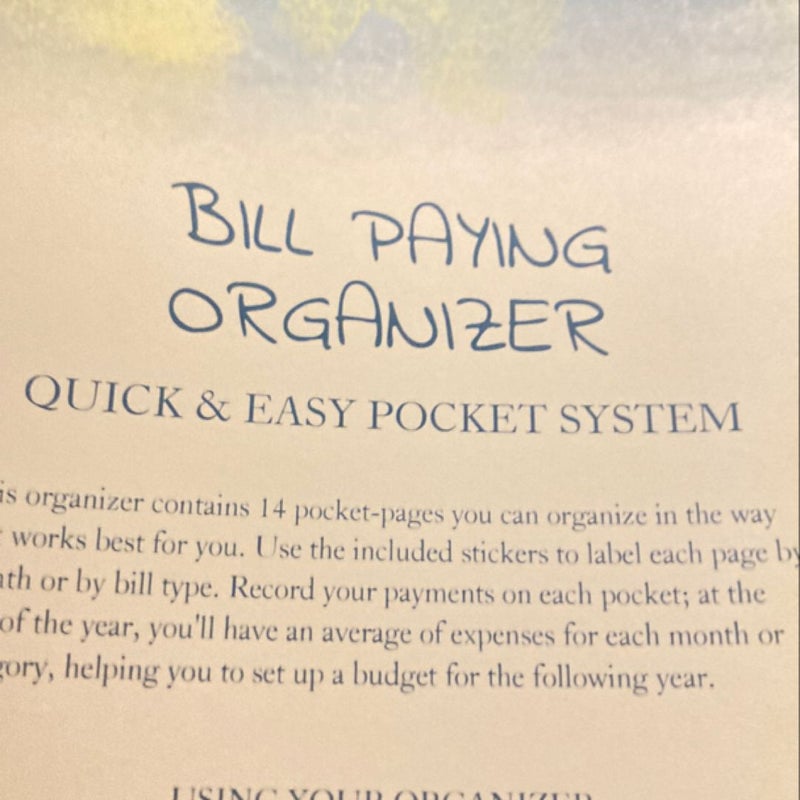 Bill Paying Organizer big folder