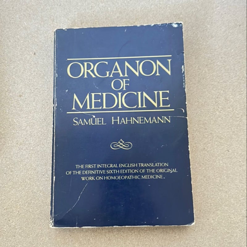 Organon of Medicine