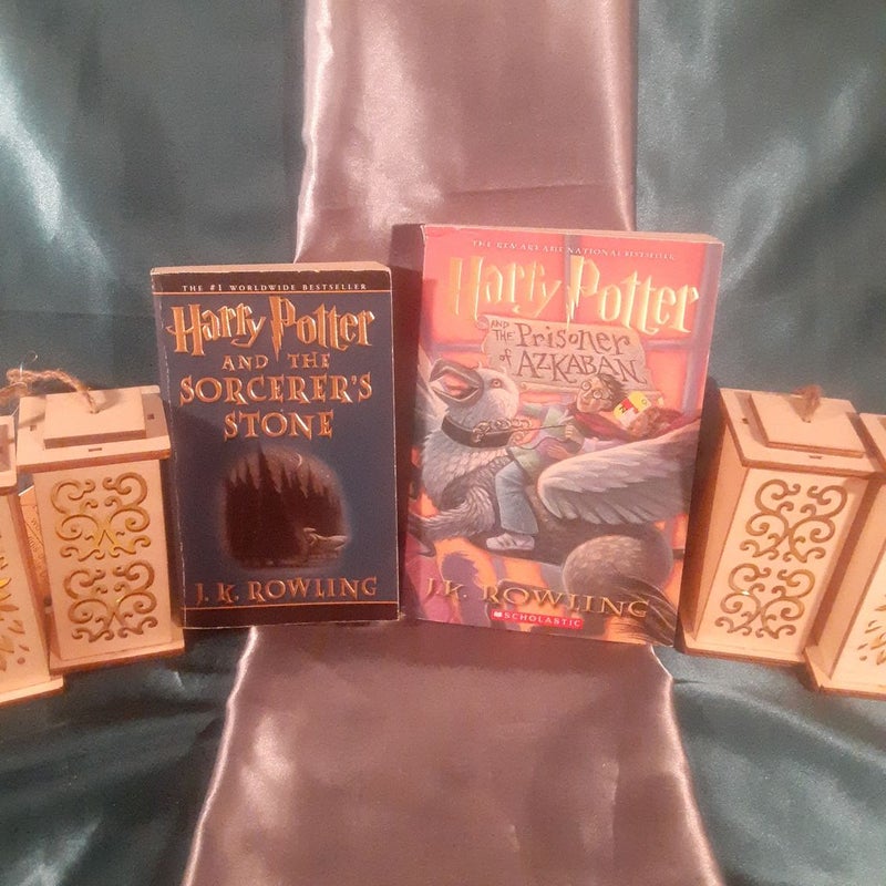 Lot Of 4 Harry Potter Paperback Scholastic Books 1, 3, 4, & 5