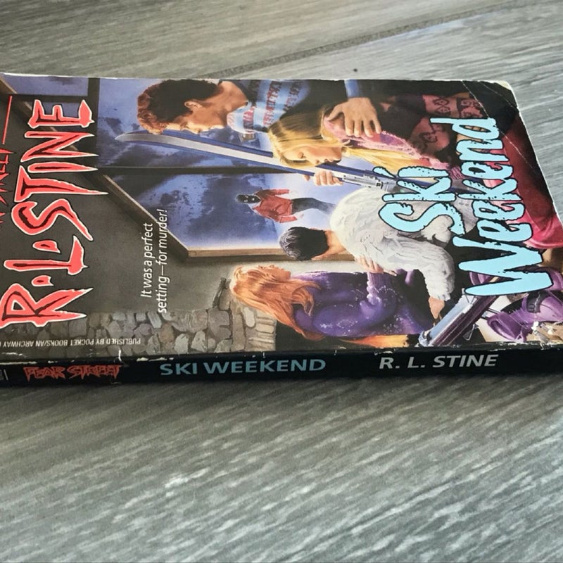 FEAR STREET R.L. STINE “SKI WEEKEND” VINTAGE Teen Horror, First Edition 1991