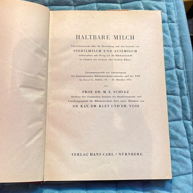 Haltbare Milch (manual of milk)