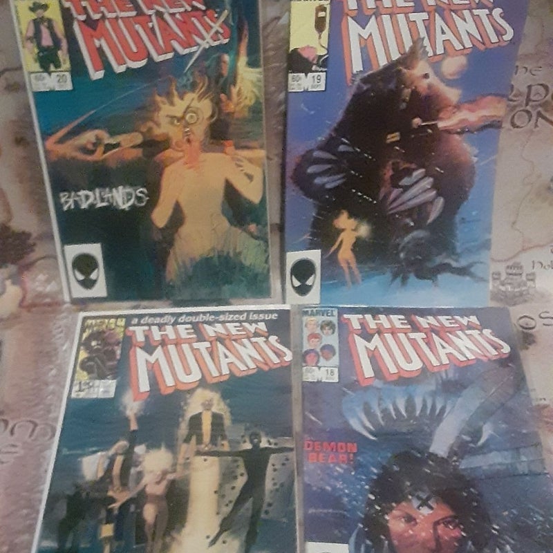 New Mutants 1983 18-31 Marvel comic book lot 