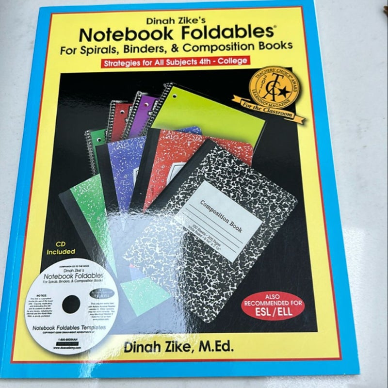 Notebook Foldables (for Spirals, Binders, and Composition Books)