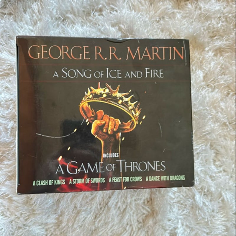 George R. R. Martin's a Game of Thrones 5-Book Boxed Set (Song of Ice and Fire Series)