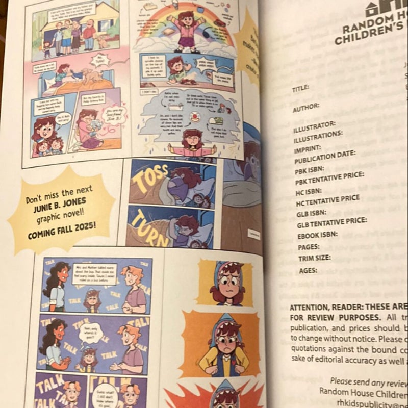 Junie B. Jones and the Stupid Smelly Bus Graphic Novel ARC