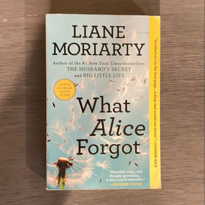 What Alice Forgot