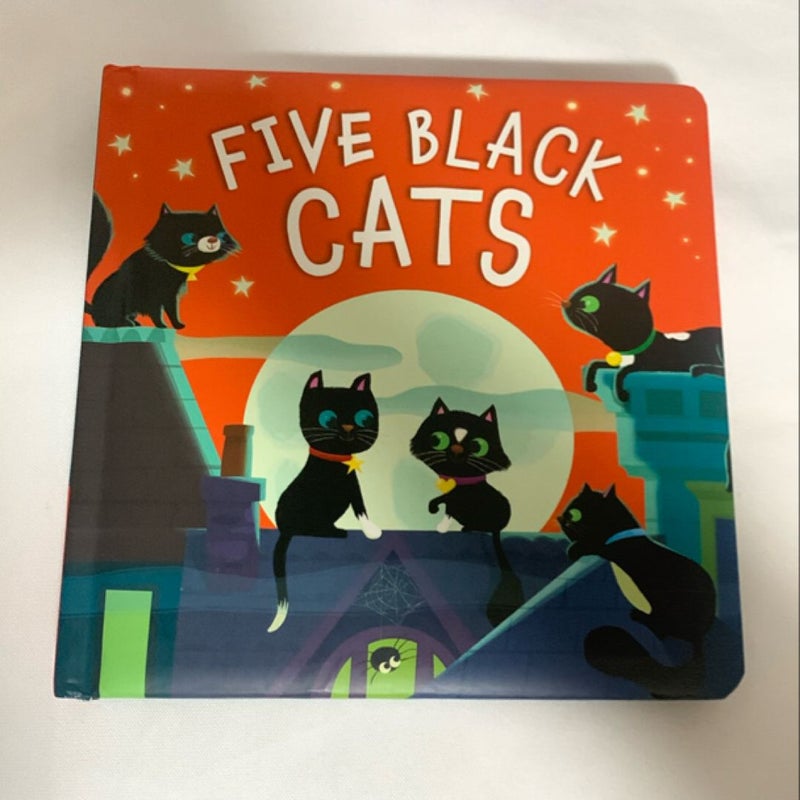 Five Black Cats