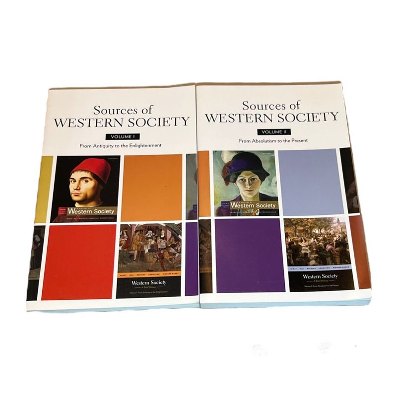 Sources of Western Society Volume 1 & 2