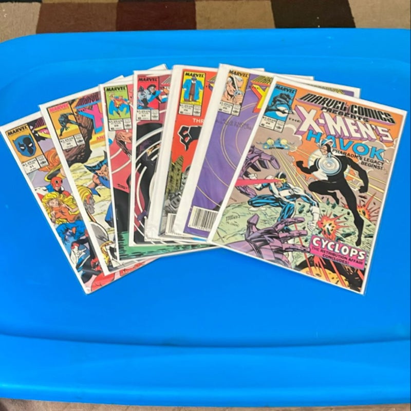 Marvel Comics Presents The X-Men’s HAVOK (1989 Marvel) 7 Books 