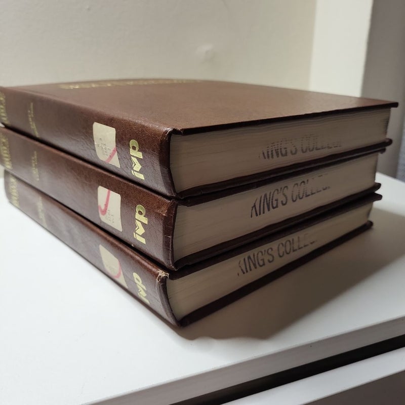 The Illustrated Bible Dictionary 3 volume set