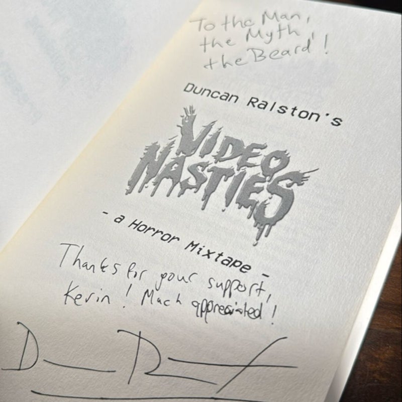 Video Nasties SIGNED