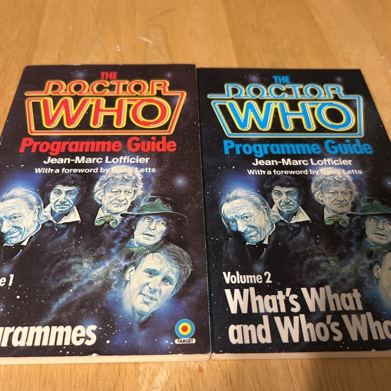 Doctor Who Programme Guide