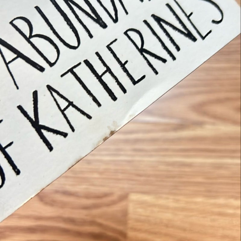 An Abundance of Katherines